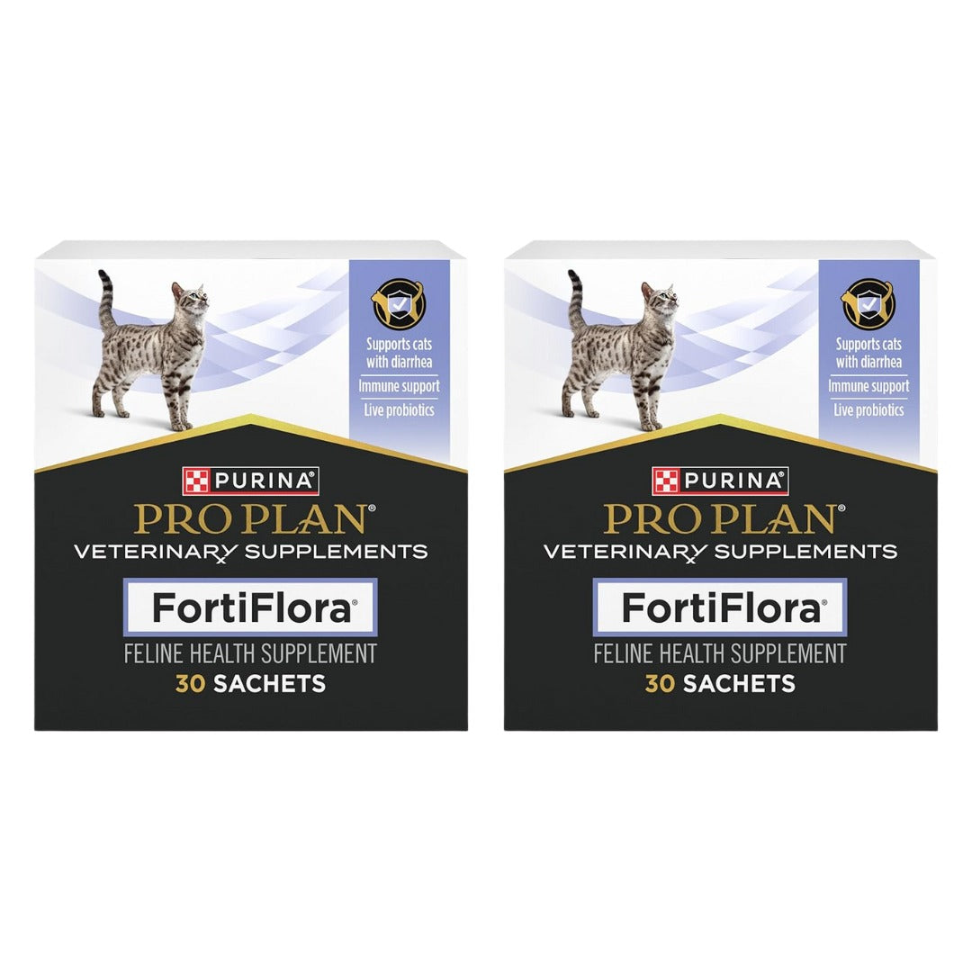 Purina Pro Plan Veterinary Supplements FortiFlora Cat Probiotic Supplement – 30 Count Box