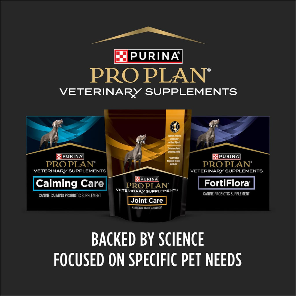 Purina Pro Plan Veterinary Supplements FortiFlora Daily Probiotics for Dogs Chewable Tablets for Digestive Gut Health and Diarrhea - 90 ct. Canister
