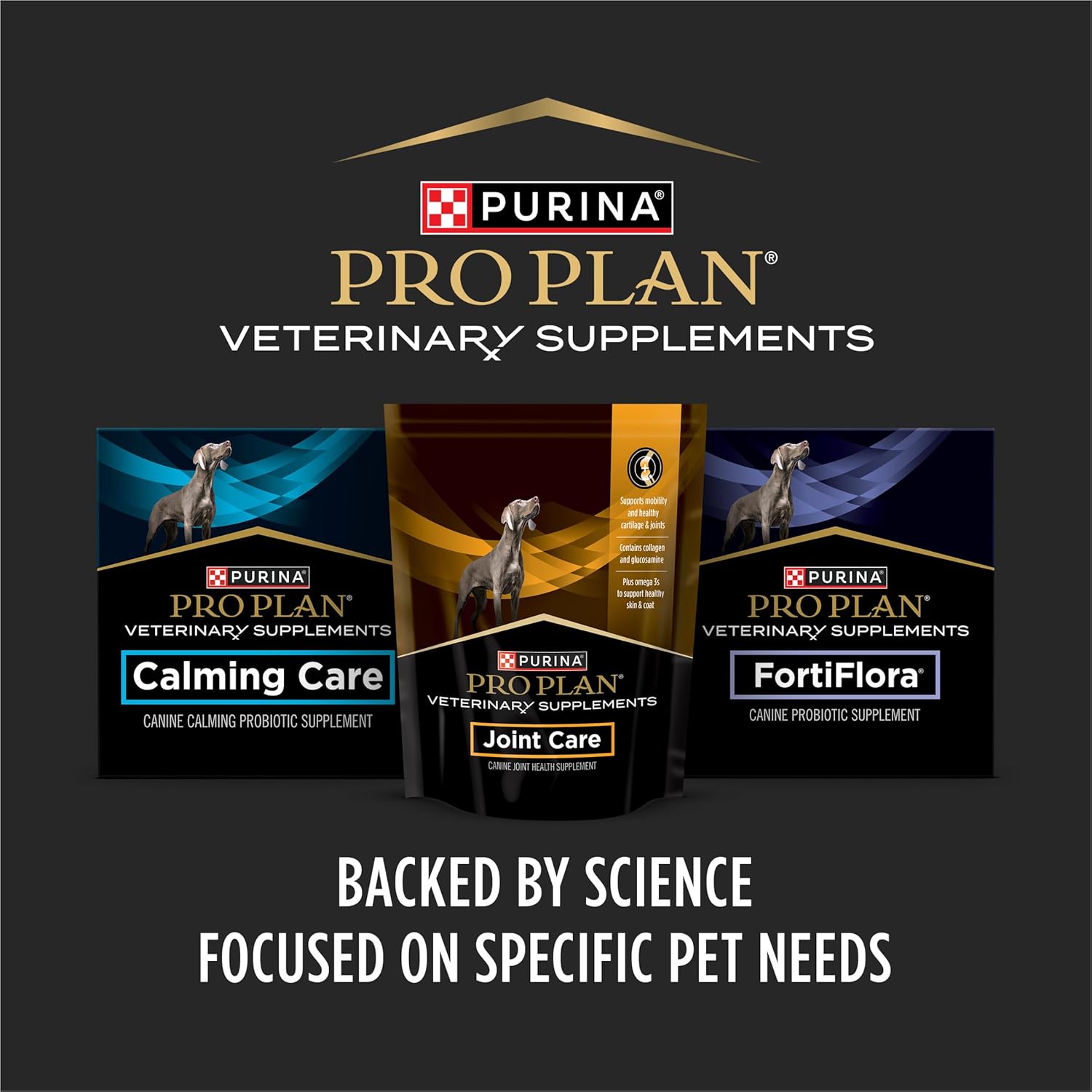 Purina Pro Plan Veterinary Supplements FortiFlora Daily Probiotics for Dogs Chewable Tablets for Digestive Gut Health and Diarrhea - 90 ct. Canister