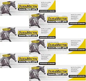 Durvet Duramectin Equine Wormer Paste | 1.87% Ivermectin | 3-Pack Value Bundle