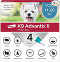 K9 Advantix II Medium Dog Vet-Recommended Flea, Tick & Mosquito Treatment & Prevention | Dogs 11–20 lbs. | 4-Month Supply