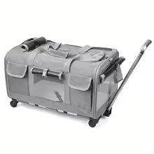 Extra Large Portable Pet Trolley Case – Detachable Foldable Dog & Cat Travel Carrier Bag
