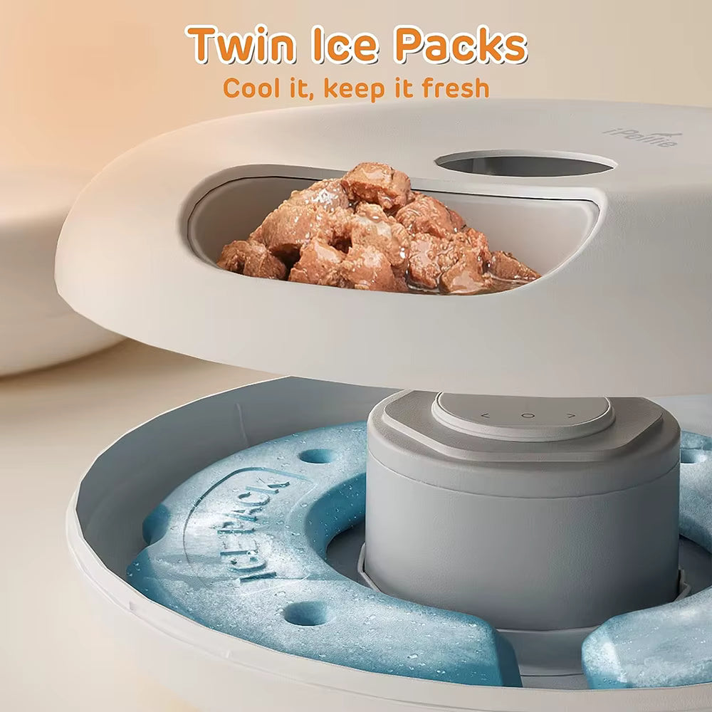 Rechargeable Wet Food Cat and Dog Automatic Feeder – Smart Timed Feeding Wet Food Bowl for Pets
