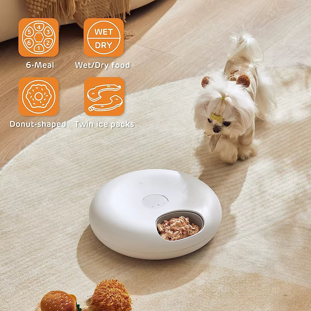 Rechargeable Wet Food Cat and Dog Automatic Feeder – Smart Timed Feeding Wet Food Bowl for Pets