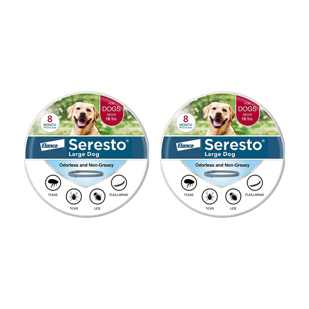 Seresto Large Dog Flea &amp; Tick Treatment &amp; Prevention Collar – Vet-Recommended Protection for Dogs Over 18 lbs
